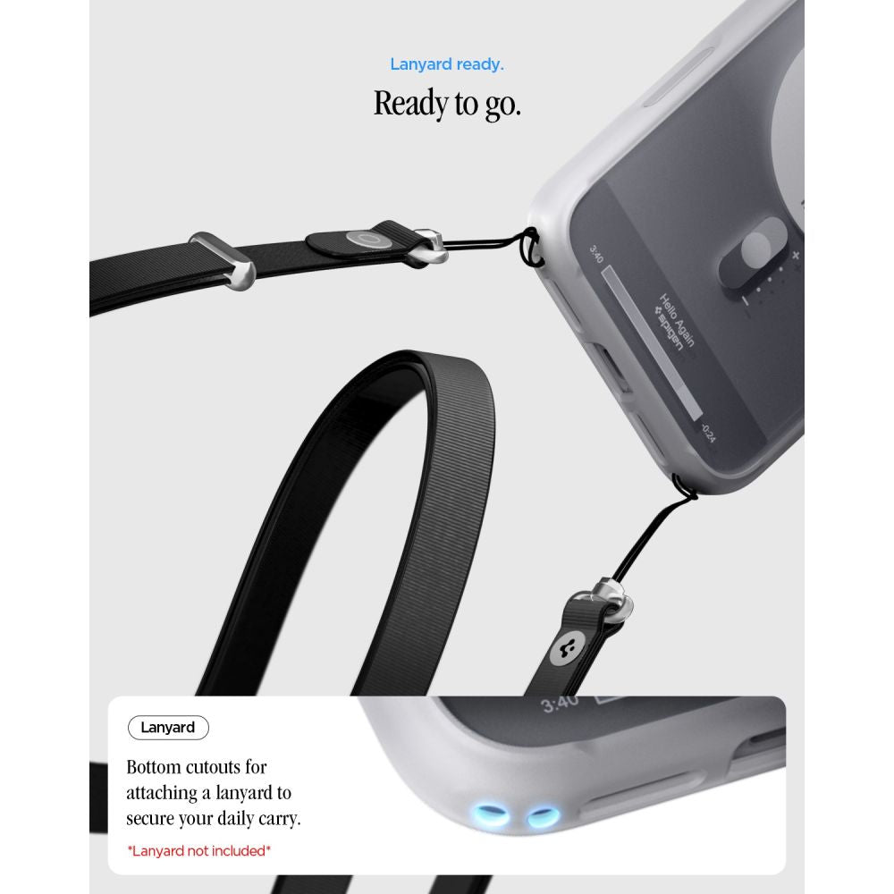 Capa Hard Case Spigen Ultra Hybrid Classic com MagSafe / Prata ACS12167_10