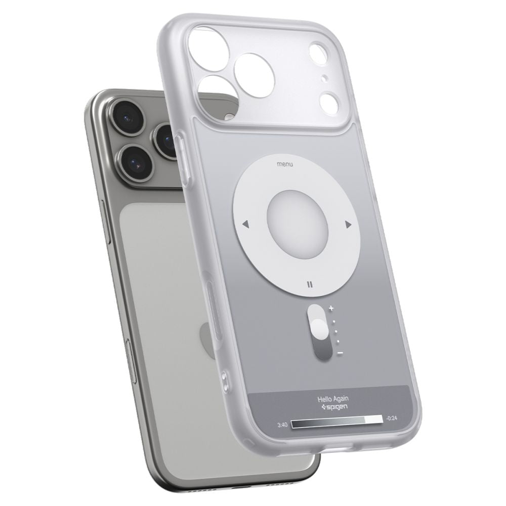 Capa Hard Case Spigen Ultra Hybrid Classic com MagSafe / Prata ACS12167_3