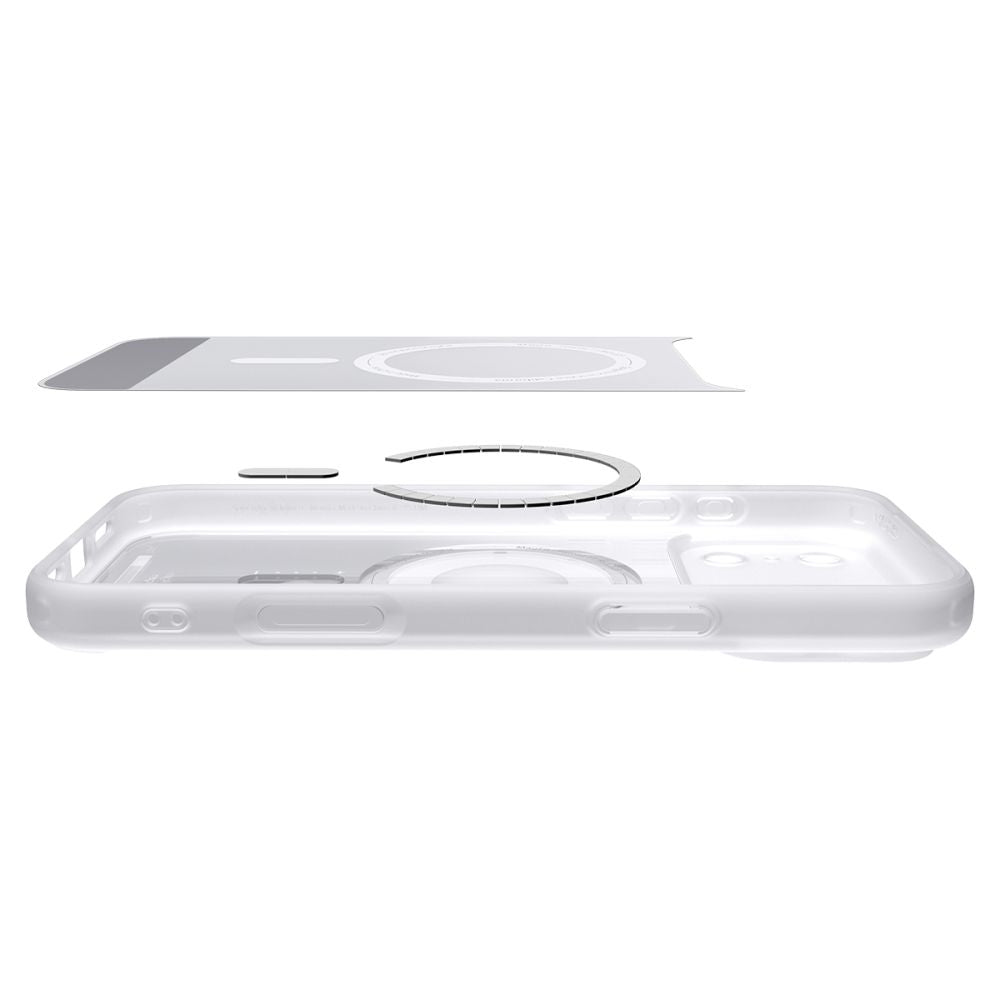 Capa Hard Case Spigen Ultra Hybrid Classic com MagSafe / Prata ACS12167_4