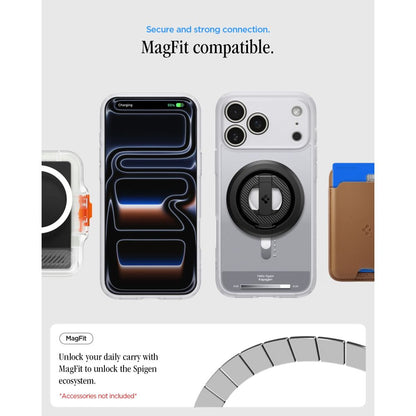 Capa Hard Case Spigen Ultra Hybrid Classic com MagSafe / Prata ACS12167_5