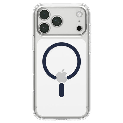 Capa Hard Case Spigen Ultra Hybrid com MagSafe para Apple iPhone 18 Pro / 17 Pro / Transparente Azul Escuro ACS12158_3