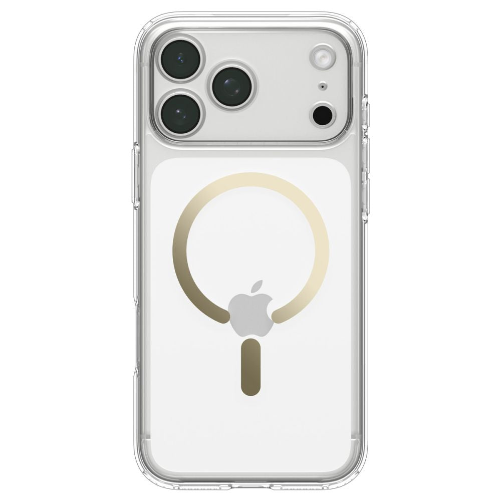 Hard Case Spigen Ultra Hybrid with MagSafe for Apple iPhone 18 Pro / 17 Pro, Clear Gold ACS12157_3