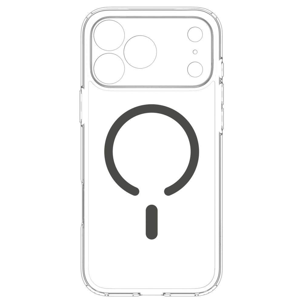 Hard Case Spigen Ultra Hybrid with MagSafe for Apple iPhone 18 Pro / 17 Pro, Clear Graphite ACS12156_4
