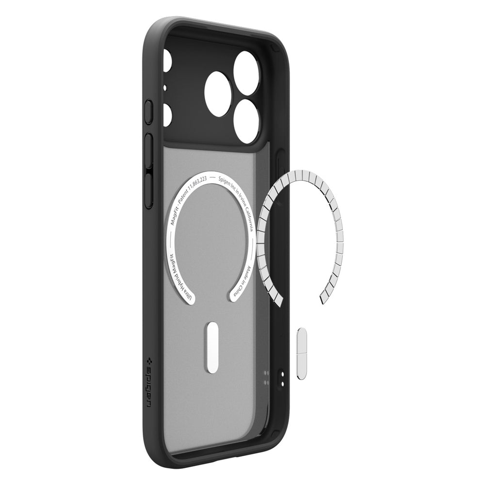 Spigen Ultra Hybrid MagSafe case for iPhone 18 Pro / 17 Pro - frost black_10