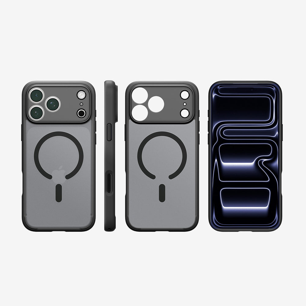 Spigen Ultra Hybrid MagSafe case for iPhone 18 Pro / 17 Pro - frost black_18