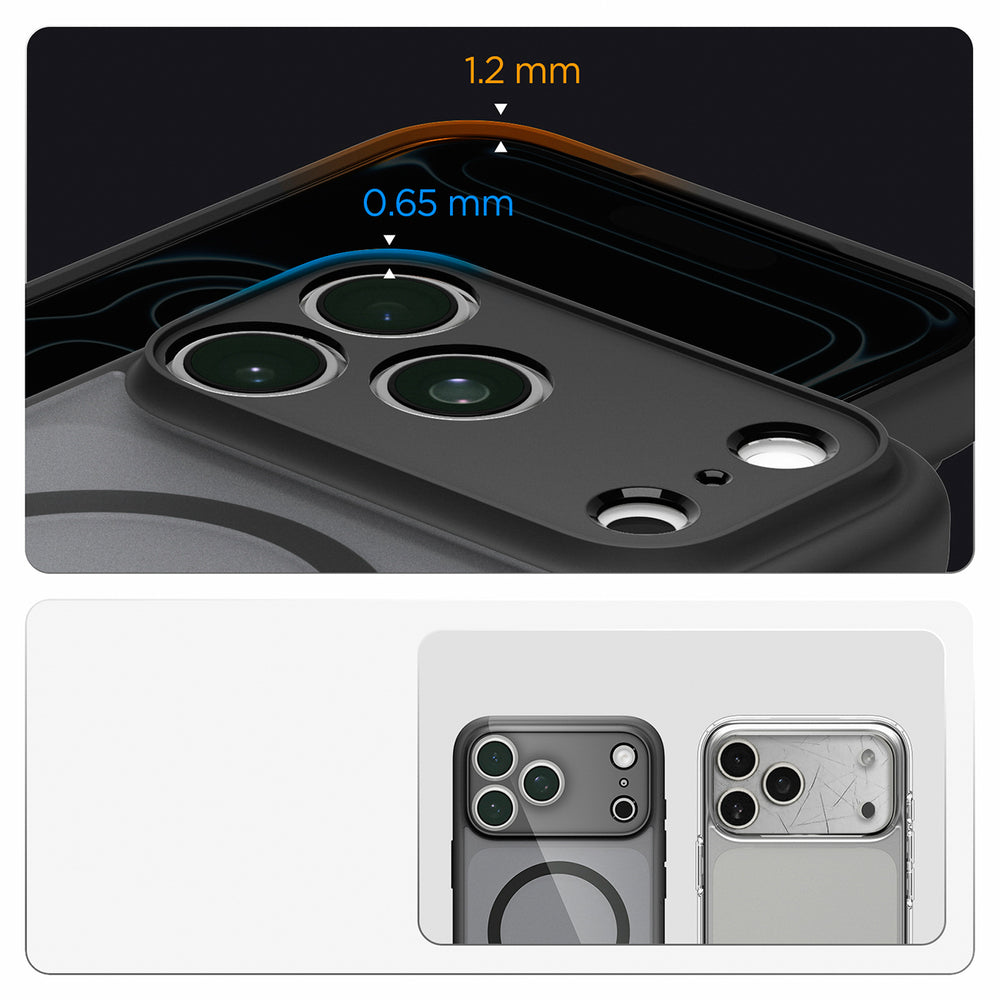 Spigen Ultra Hybrid MagSafe case for iPhone 18 Pro / 17 Pro - frost black_19
