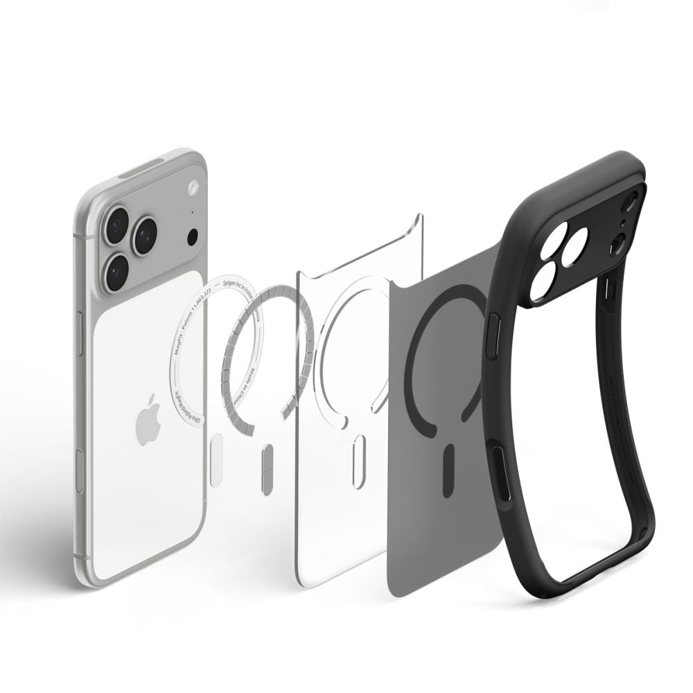Spigen Ultra Hybrid MagSafe case for iPhone 18 Pro / 17 Pro - frost black_3