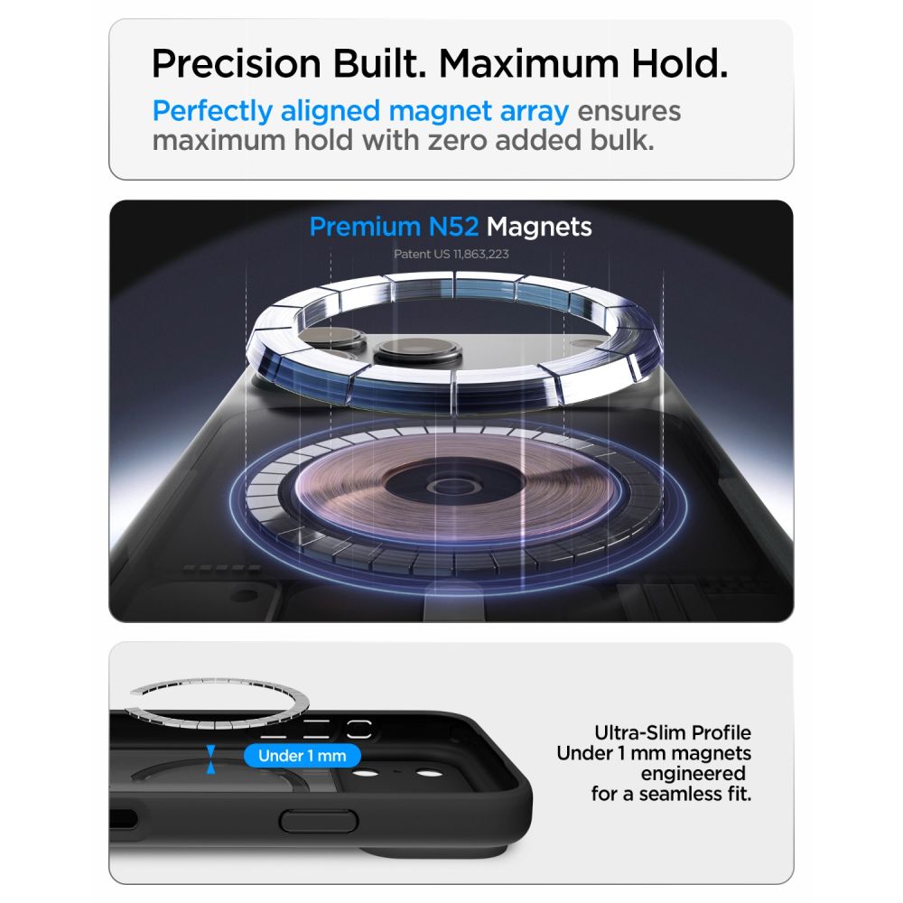 Spigen Ultra Hybrid MagSafe case for iPhone 18 Pro / 17 Pro - frost black_6