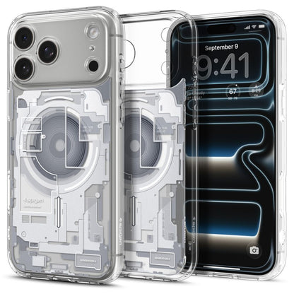 Hard Case Spigen Ultra Hybrid Zero One com MagSafe para Apple iPhone 18 Pro / 17 Pro / Branco ACS12163_0
