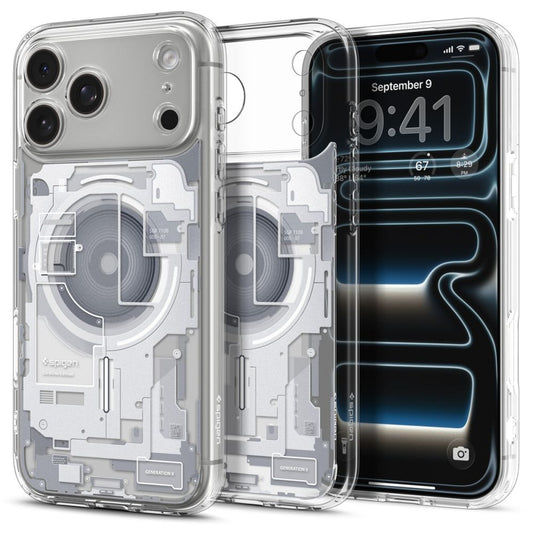 Hard Case Spigen Ultra Hybrid Zero One com MagSafe para Apple iPhone 18 Pro / 17 Pro / Branco ACS12163_0