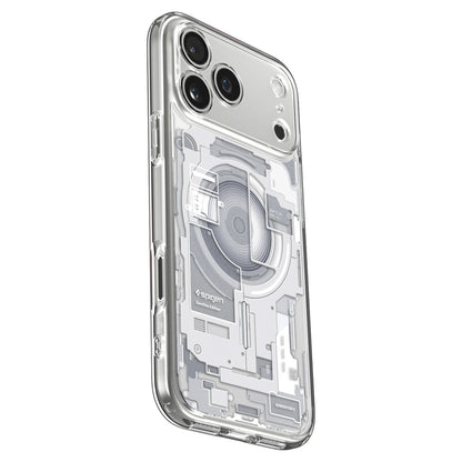 Hard Case Spigen Ultra Hybrid Zero One com MagSafe para Apple iPhone 18 Pro / 17 Pro / Branco ACS12163_11