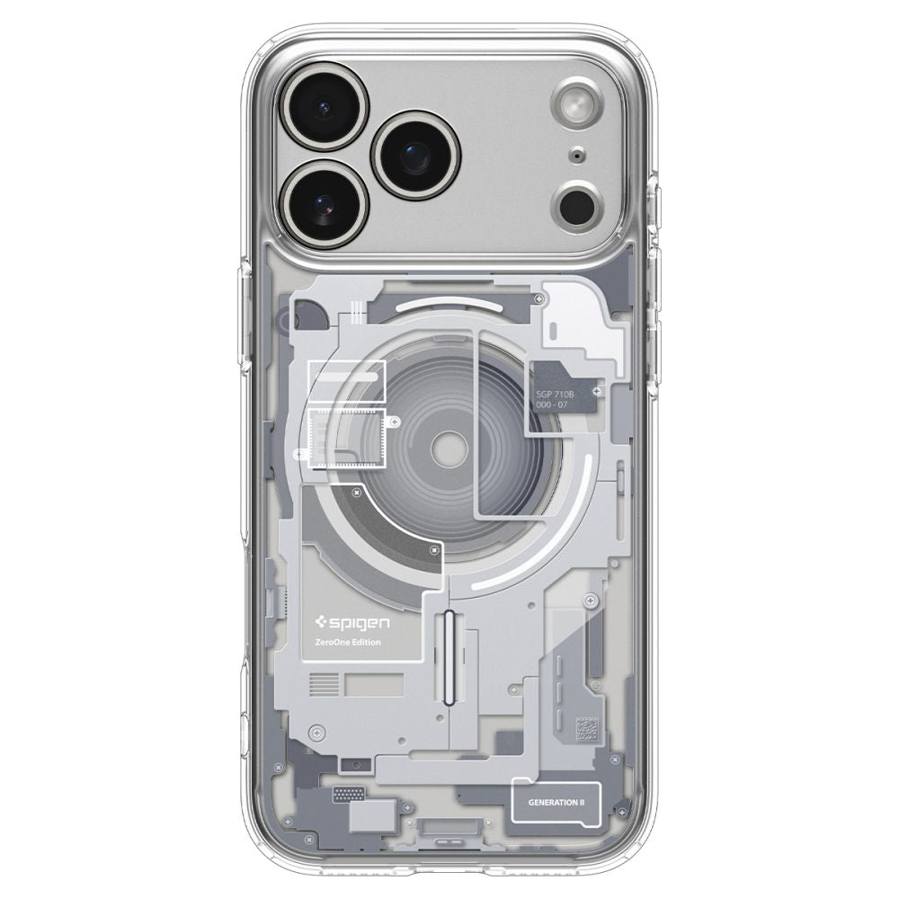 Hard Case Spigen Ultra Hybrid Zero One com MagSafe para Apple iPhone 18 Pro / 17 Pro / Branco ACS12163_2