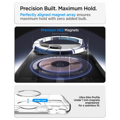 Hard Case Spigen Ultra Hybrid with MagSafe for Apple iPhone 18 Pro Max / 17 Pro Max, Clear Deep Blue ACS12121_9