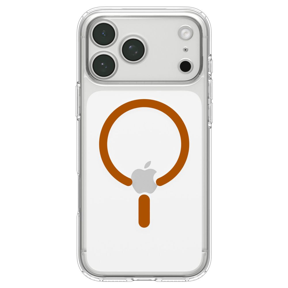 Hard Case Spigen Ultra Hybrid with MagSafe for Apple iPhone 18 Pro Max / 17 Pro Max, Clear Orange ACS12122_2