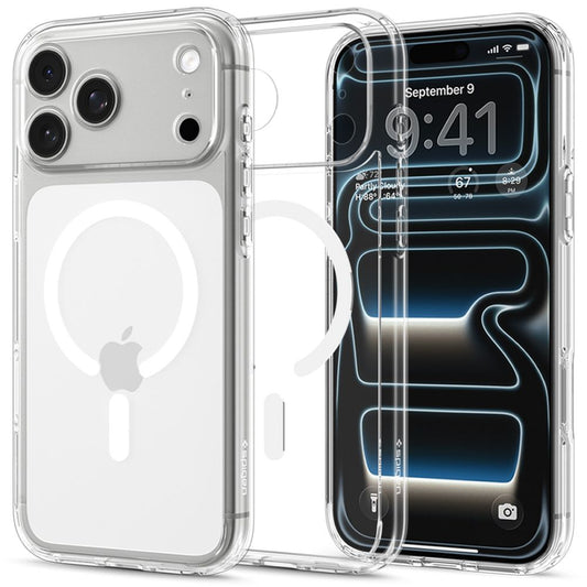 Hard Case Spigen Ultra Hybrid com MagSafe / Transparente Branco ACS12118_0