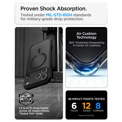 Spigen Ultra Hybrid MagSafe case for iPhone 18 Pro Max / 17 Pro Max - frost black_9