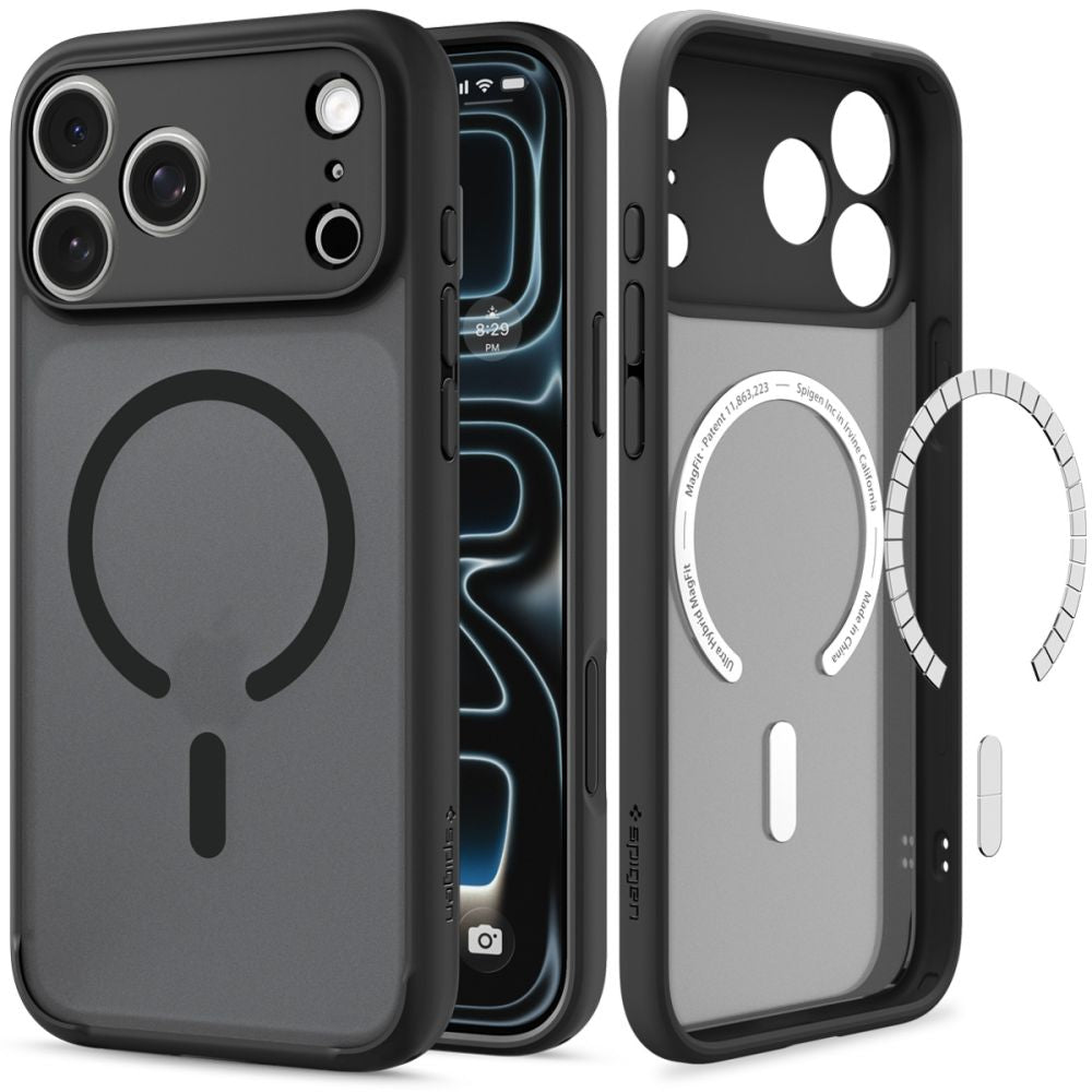 Spigen Ultra Hybrid MagSafe case for iPhone 18 Pro Max / 17 Pro Max - frost black_1