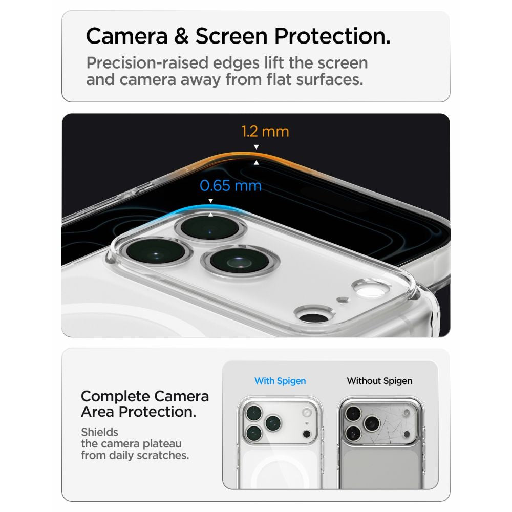 Hard Case Spigen Ultra Hybrid com MagSafe / Frost White / ACS12124_10