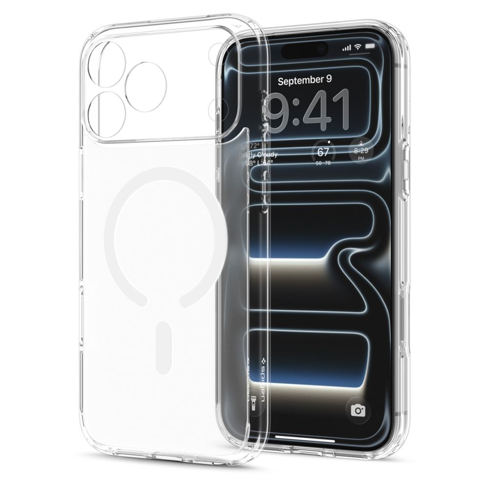 Hard Case Spigen Ultra Hybrid com MagSafe / Frost White / ACS12124_2