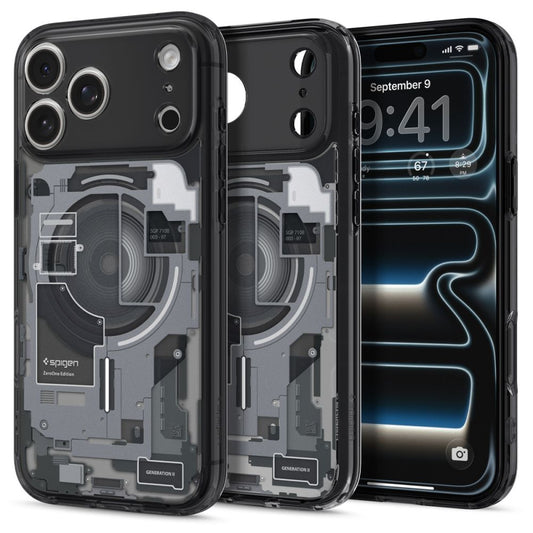 Hard Case Spigen Ultra Hybrid Zero One com MagSafe para Apple iPhone 18 Pro Max / 17 Pro Max / Preto / ACS12128_0