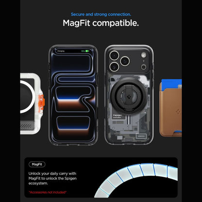 Hard Case Spigen Ultra Hybrid Zero One com MagSafe para Apple iPhone 18 Pro Max / 17 Pro Max / Preto / ACS12128_8