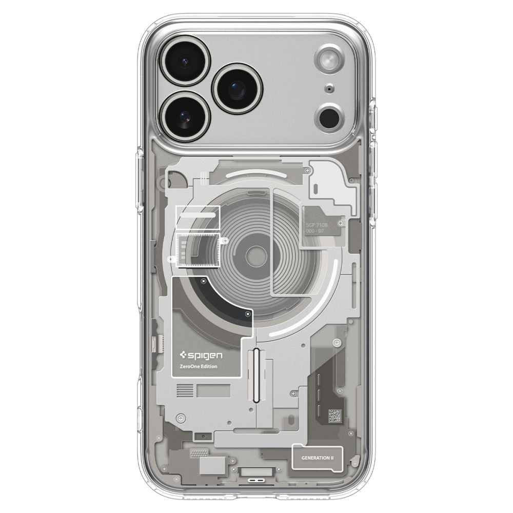 Capa Hard Case Spigen Ultra Hybrid Zero One com MagSafe para Apple iPhone 18 Pro Max / 17 Pro Max / Natural Titanium ACS12127_2