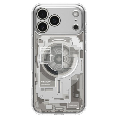 Capa Hard Case Spigen Ultra Hybrid Zero One com MagSafe para Apple iPhone 18 Pro Max / 17 Pro Max / Natural Titanium ACS12127_2