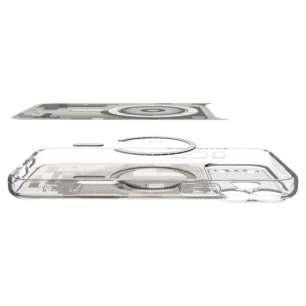 Capa Hard Case Spigen Ultra Hybrid Zero One com MagSafe para Apple iPhone 18 Pro Max / 17 Pro Max / Natural Titanium ACS12127_4