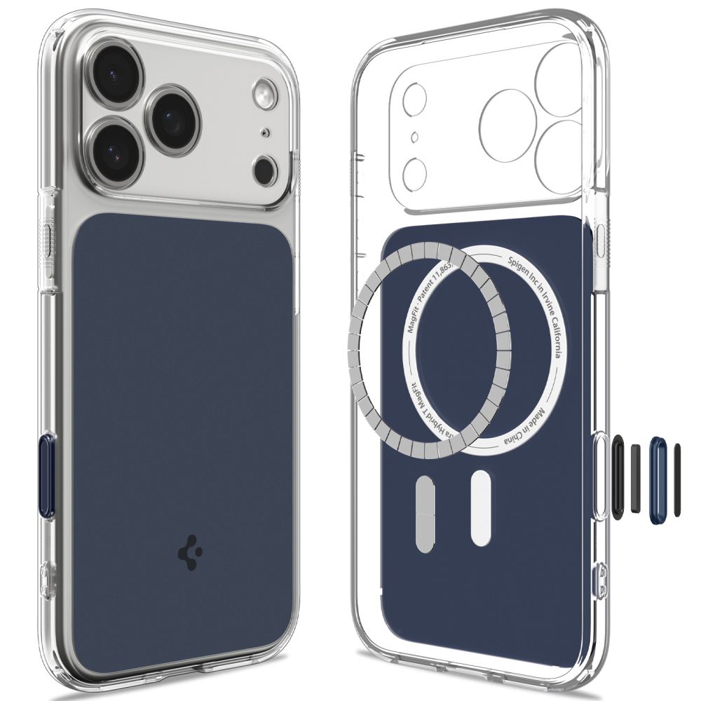 Hard Case Spigen Ultra Hybrid T with MagSafe for Apple iPhone 18 Pro / 17 Pro, Matte Blue ACS12172_1