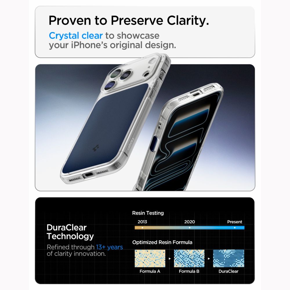 Hard Case Spigen Ultra Hybrid T with MagSafe for Apple iPhone 18 Pro / 17 Pro, Matte Blue ACS12172_7