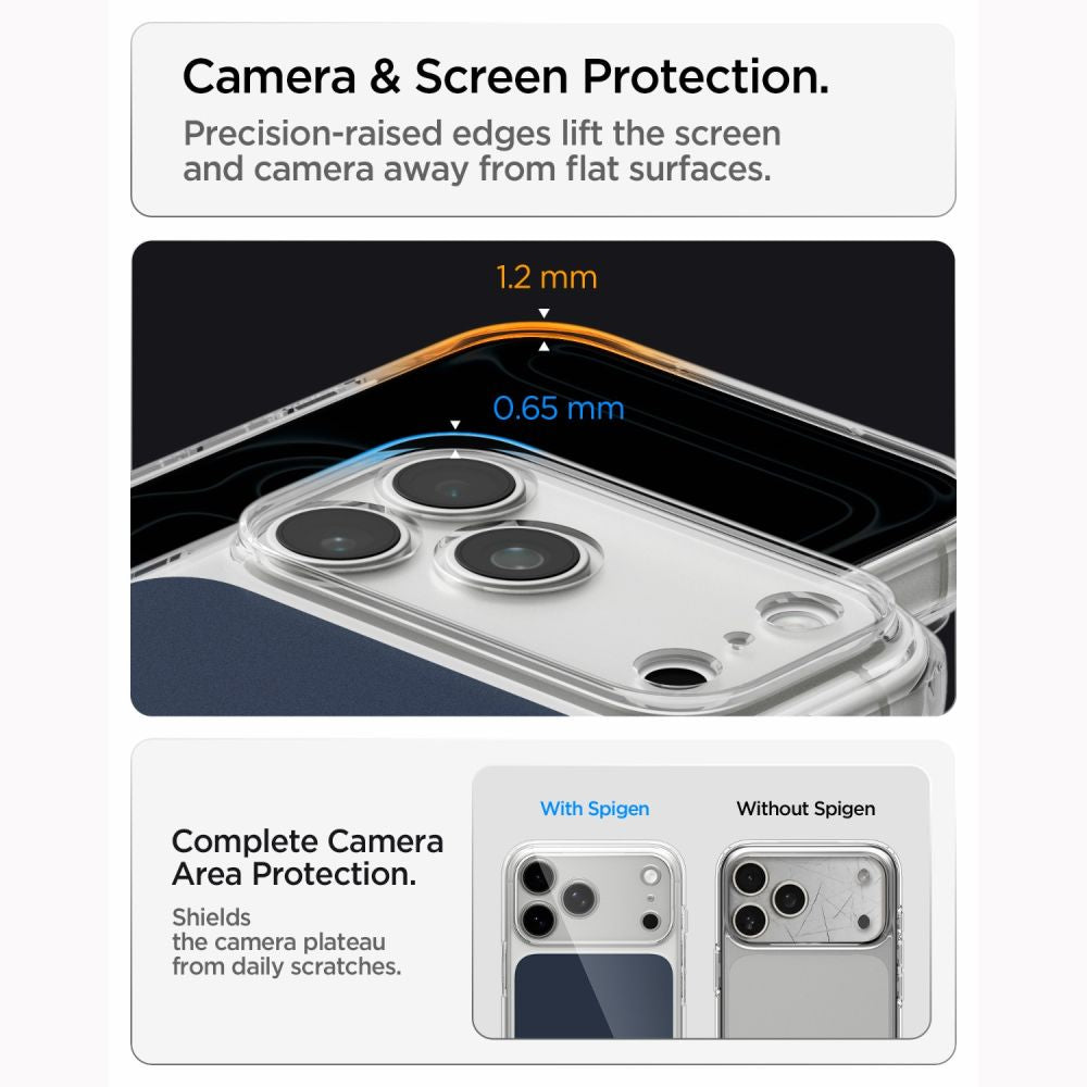 Capa Hard Case Spigen Ultra Hybrid T com MagSafe / Azul Matte ACS12135_11