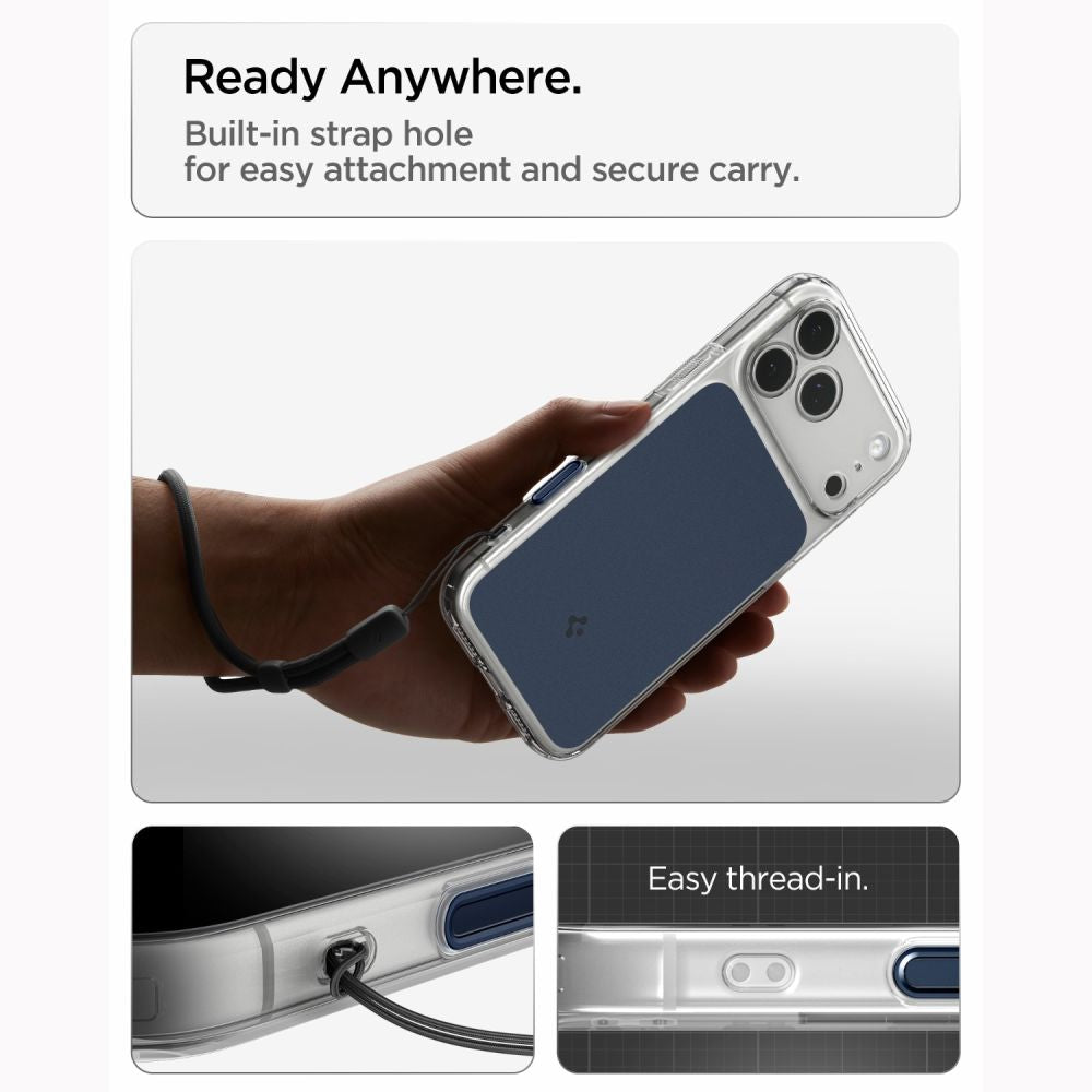 Capa Hard Case Spigen Ultra Hybrid T com MagSafe / Azul Matte ACS12135_12