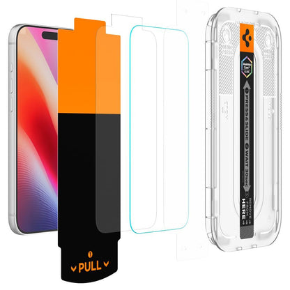 Spigen Glas.tR EZ Fit Pro HD AC 2-Pack Tempered Glass for iPhone 18 Pro / 17 Pro / 17 / 16 Pro_1