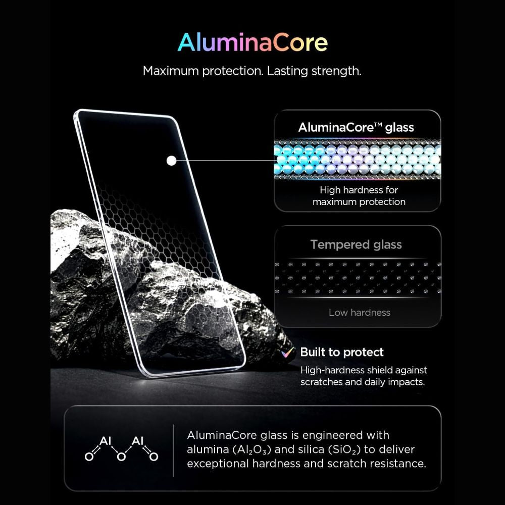 Protector de Ecrã Spigen Glas.tR EZ-FIT Pro HD AGL12016 / Preto / iPhone Duo - Privacy_4