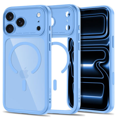 Tech-Protect MagPeak MagSafe CC Case for iPhone 18 Pro / 17 Pro - Clear Blue_0