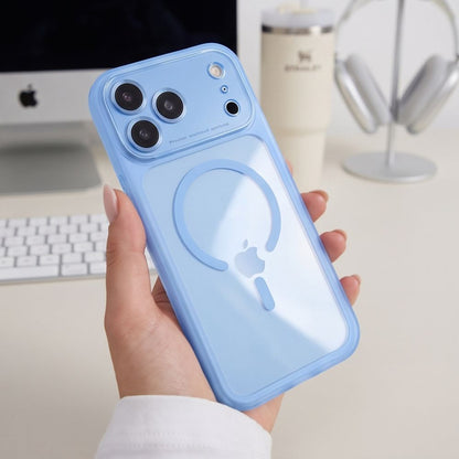 Tech-Protect MagPeak MagSafe CC Case for iPhone 18 Pro / 17 Pro - Clear Blue_7