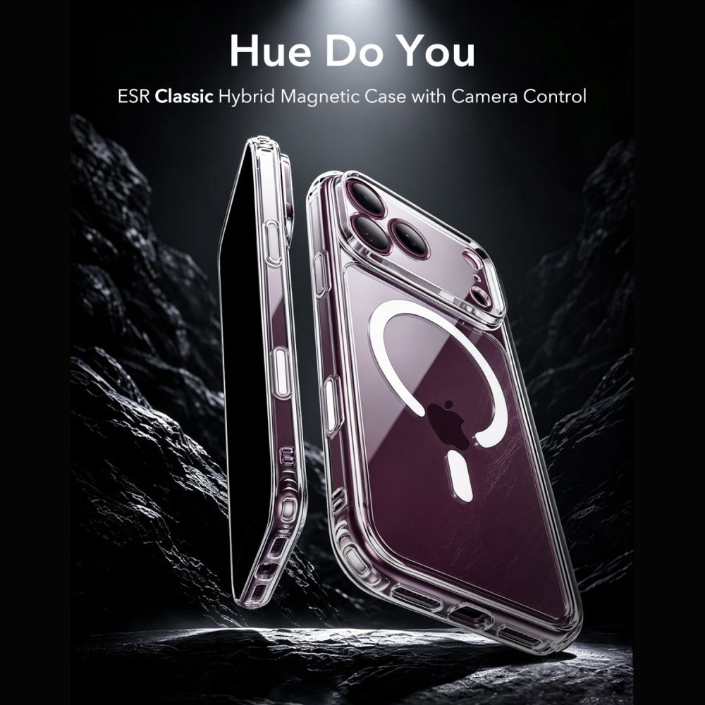 ESR Classic Hybrid MagSafe Case for iPhone 18 Pro / 17 Pro - Clear_3