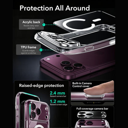 ESR Classic Hybrid MagSafe Case for iPhone 18 Pro Max / 17 Pro Max - Clear_5