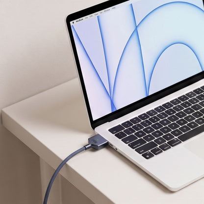 Tech-Protect MMC01 Ultraboost USB-C / MagSafe 3 140W 300cm Cable for MacBook - Navy Blue_5