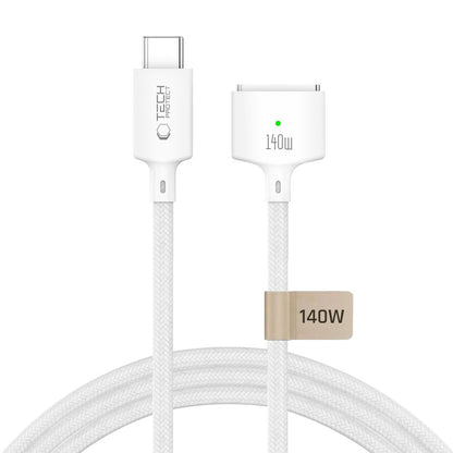 Tech-Protect MMC01 Ultraboost USB-C / MagSafe 3 140W 300cm Cable for MacBook - White_0