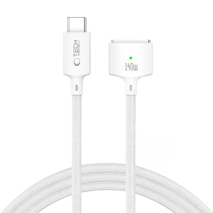 Tech-Protect MMC01 Ultraboost USB-C / MagSafe 3 140W 300cm Cable for MacBook - White_1