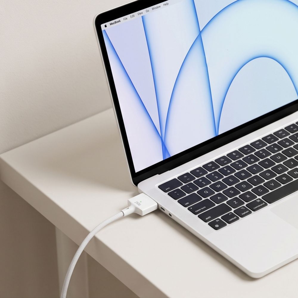 Tech-Protect MMC01 Ultraboost USB-C / MagSafe 3 140W 300cm Cable for MacBook - White_5