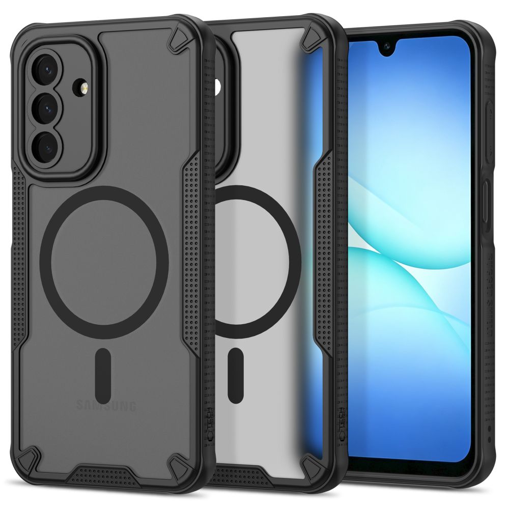 Tech-Protect Rugged Shield MagSafe Case for Samsung Galaxy A17 / A18 / A26 4G / 5G - Matte Black_0