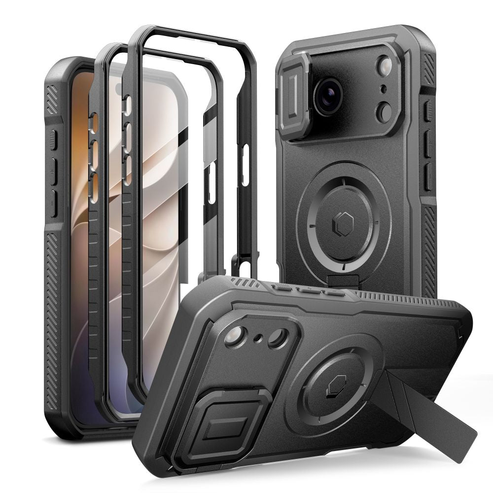Tech-Protect Kevlar MagSafe 2-Set Case for iPhone 18 Pro Max / 7 Pro Max - Black_0