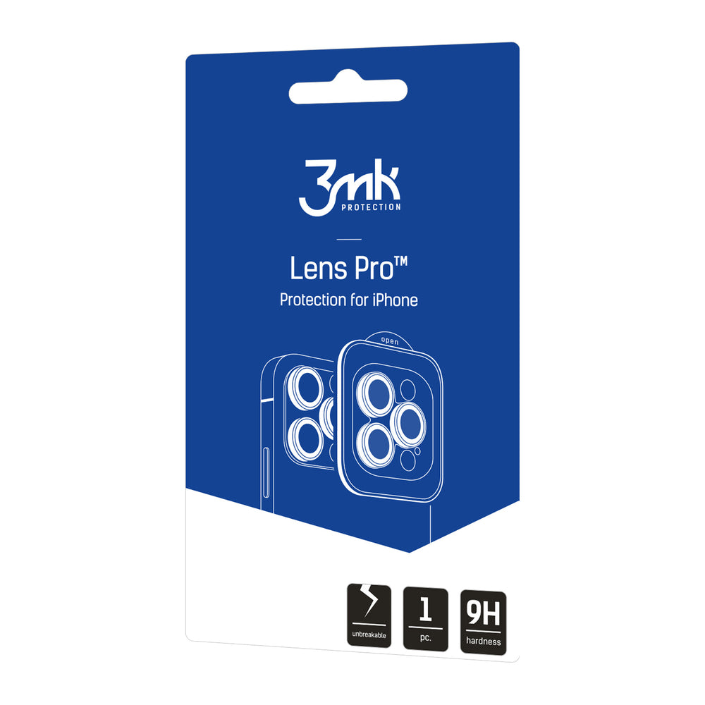 3mk Lens Protection Pro Black Tempered Glass for iPhone 18 Pro / 18 Pro Max - Silver_7