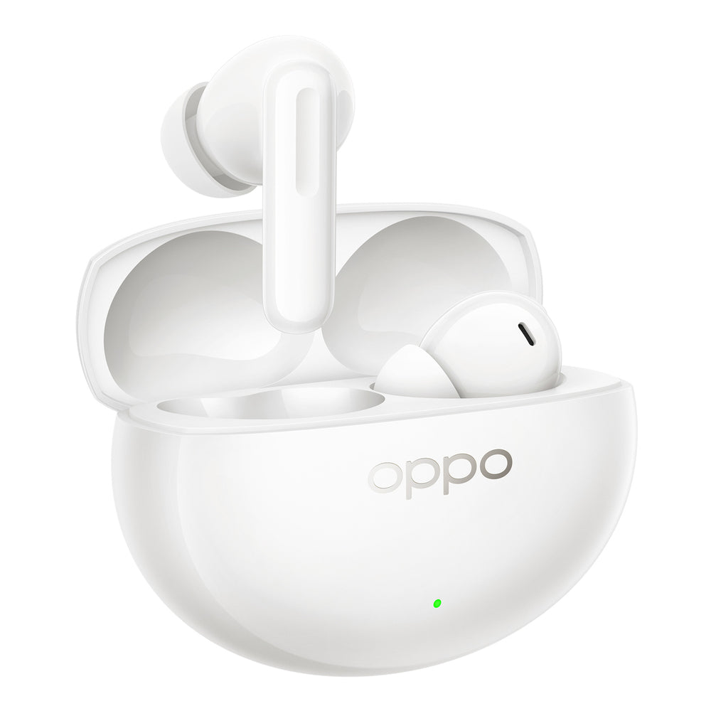 Oppo Enco Air5 Pro In-Ear Wireless Headphones with Hi-Res Audio with ANC and AI Translation - White_0