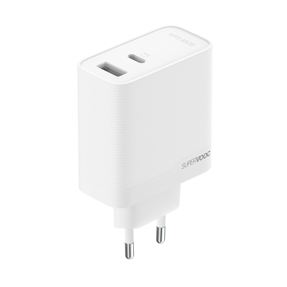Oppo OSAB7CF3AE 80W USB-A Wall Charger - White_0