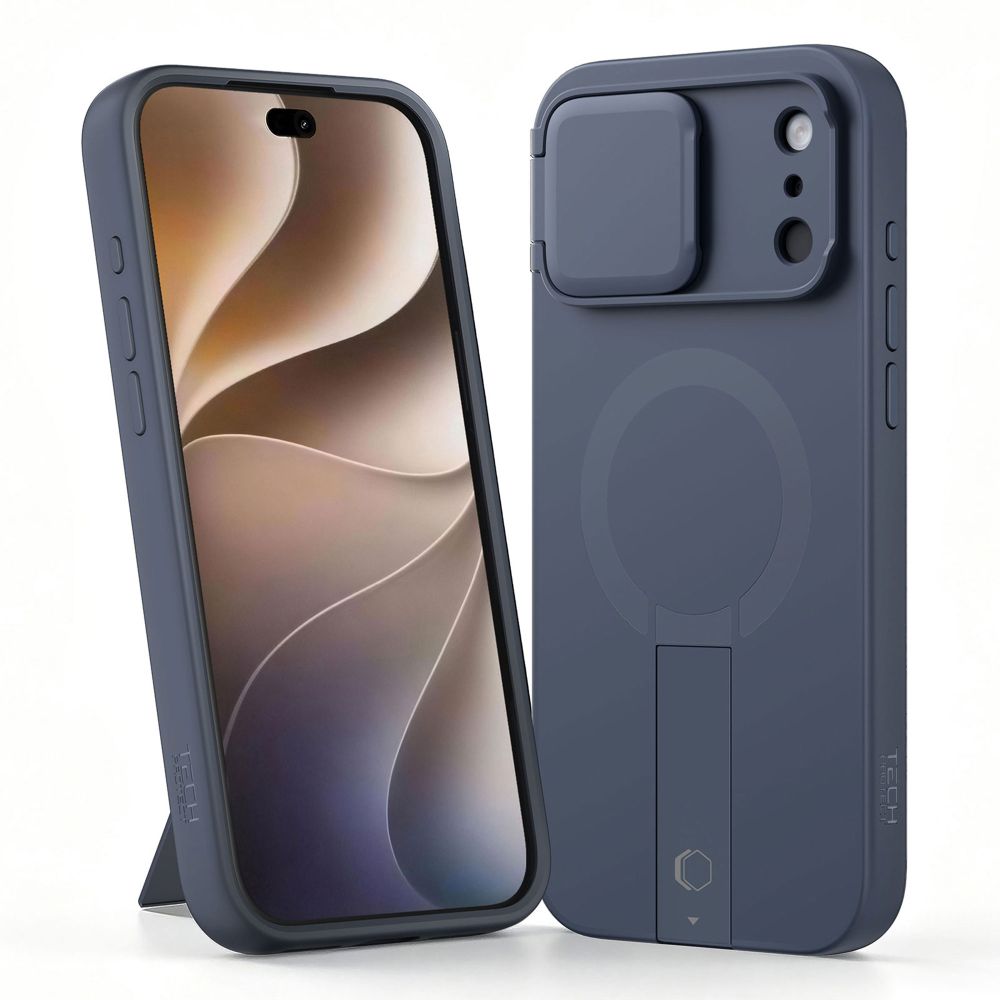 Tech-Protect Kevlar Aura MagSafe Case for iPhone 18 Pro / 17 Pro - Navy Blue_1