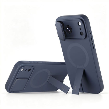 Tech-Protect Kevlar Aura MagSafe Case for iPhone 18 Pro / 17 Pro - Navy Blue_2