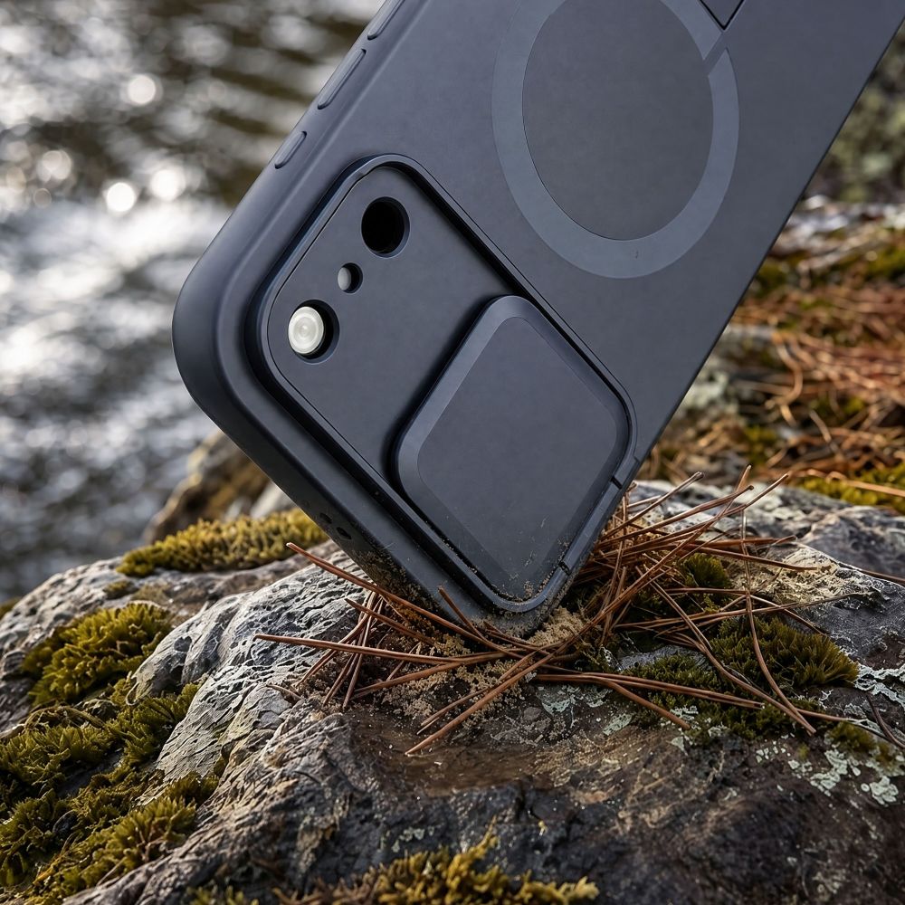 Tech-Protect Kevlar Aura MagSafe Case for iPhone 18 Pro / 17 Pro - Navy Blue_3